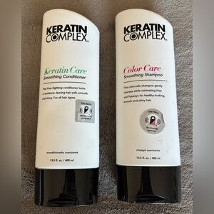 Keratin Complex Shampoo and Conditioner